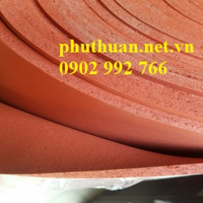 Tấm silicon xốp đỏ chịu nhiệt cao dày 10mm 